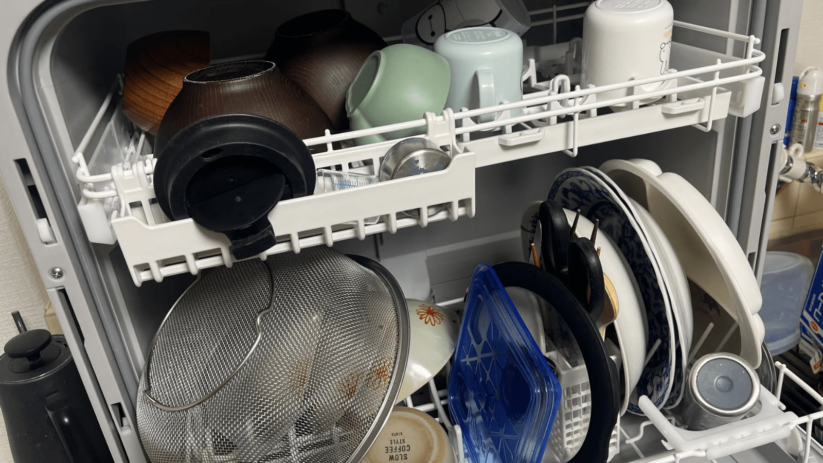 食洗機の自然乾燥